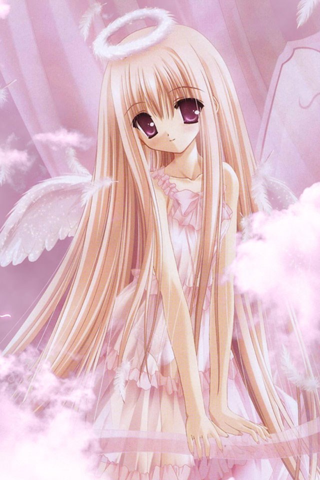 Free Download Anime Angel Girl Wallpaper Iphone Wallpapers 640x960 For Your Desktop Mobile Tablet Explore 76 Anime Angels Wallpaper Dark Anime Wallpapers Dark Angel Anime Wallpaper Black Angel Anime Wallpaper