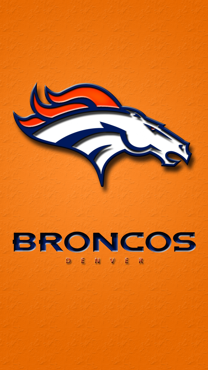 Denver Broncos Retro Logo Wallpaper Download the android denver 720x1280