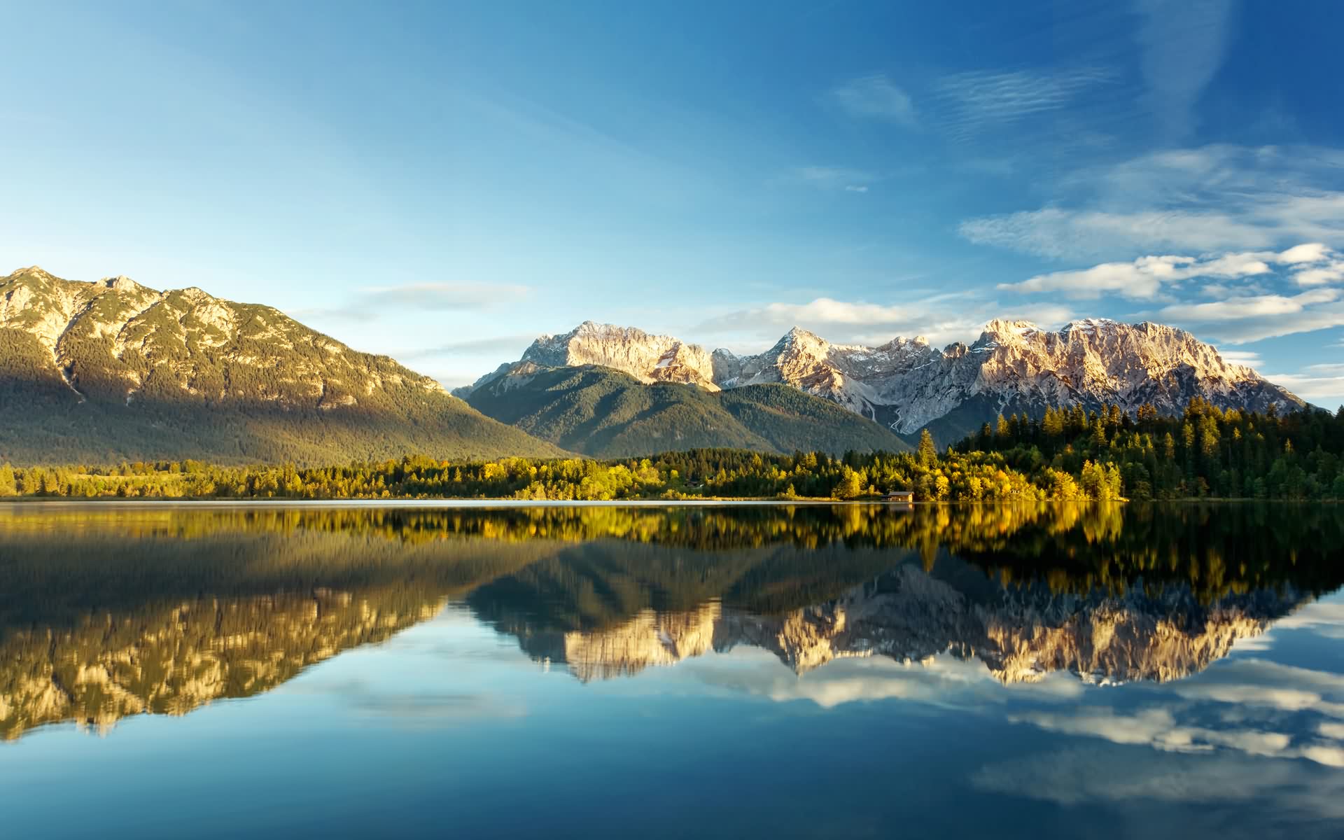 Scenic Background Pictures Mountains Water