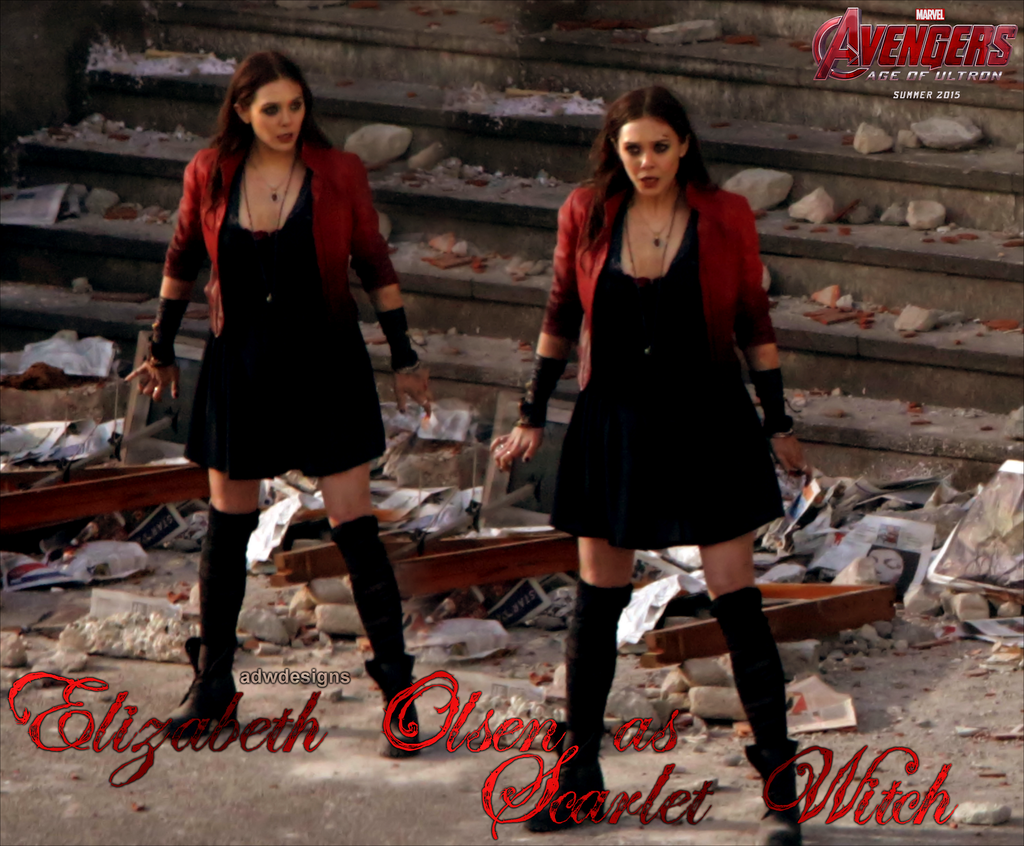 Elizabeth Olsen As Scarlet Witch HD Wallpaper