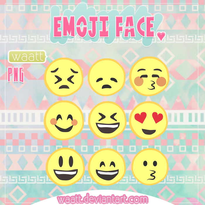 Emoji Faces Wallpaper Face Png By Waatt