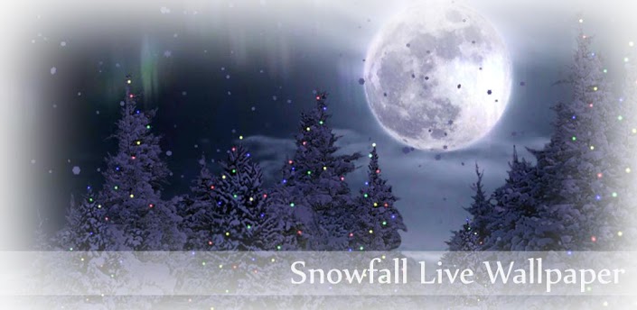Live Wallpaper Christmas Snowfall