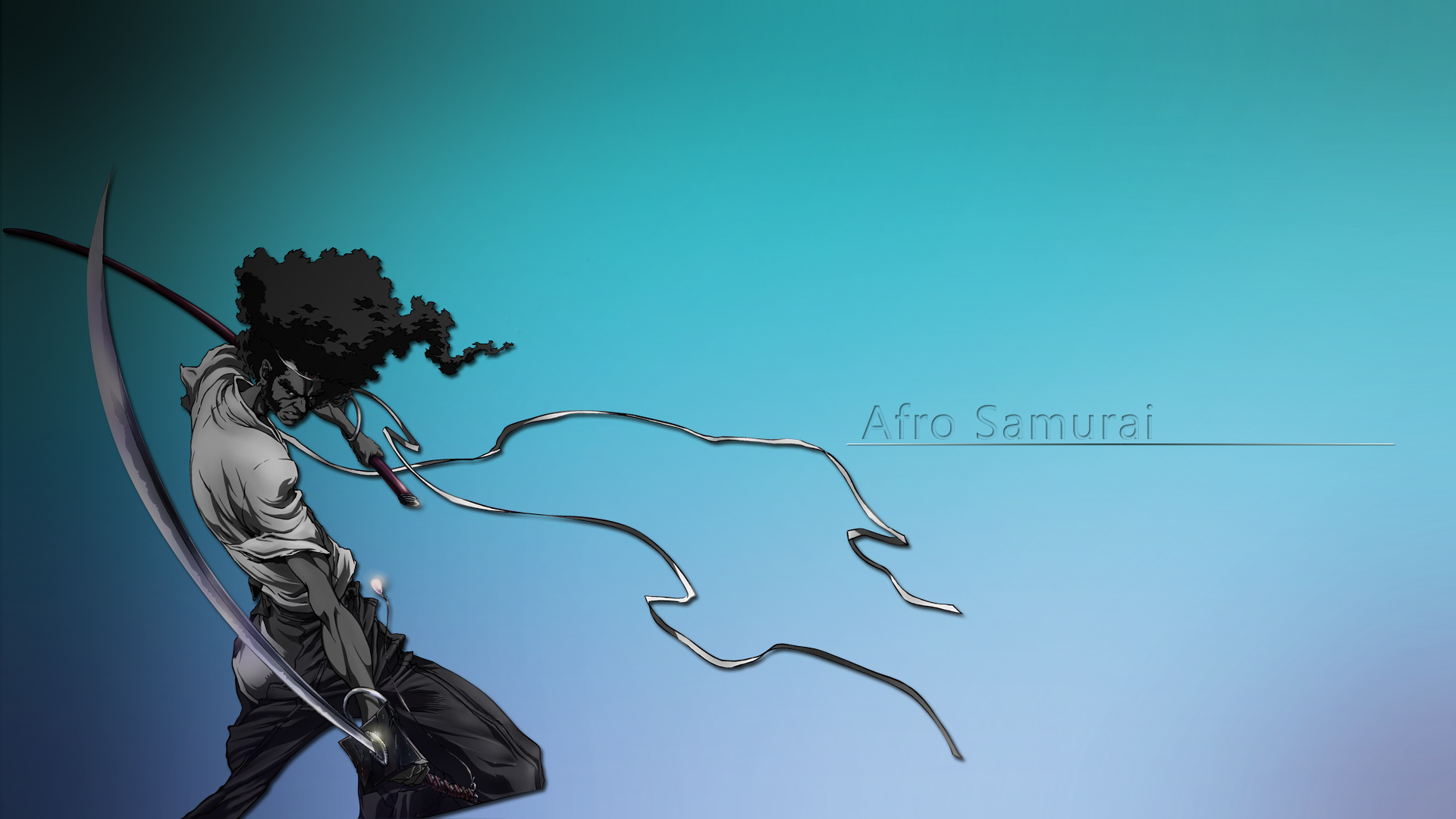 Afro Samurai Anime Poster by Minimalist Anime  Displate