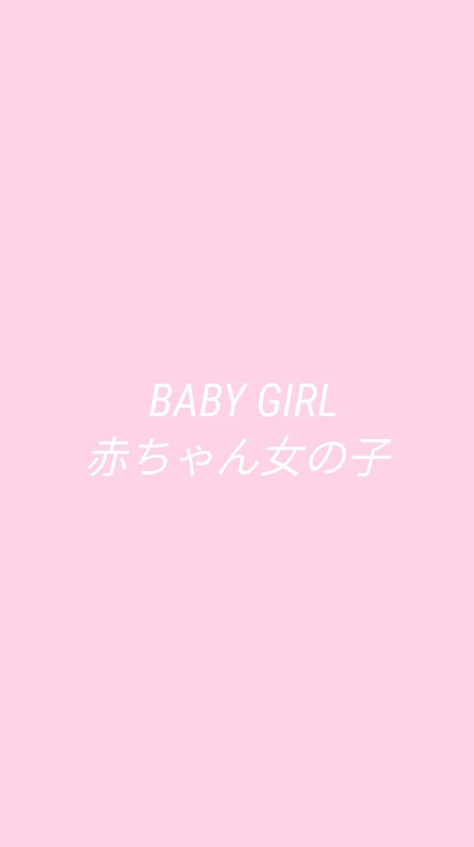 Baby Girl Pink Wallpaper