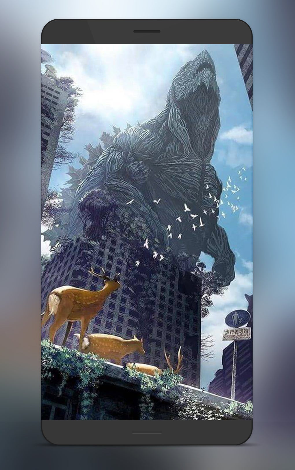 Android I In Godzilla Wallpaper HD 4k