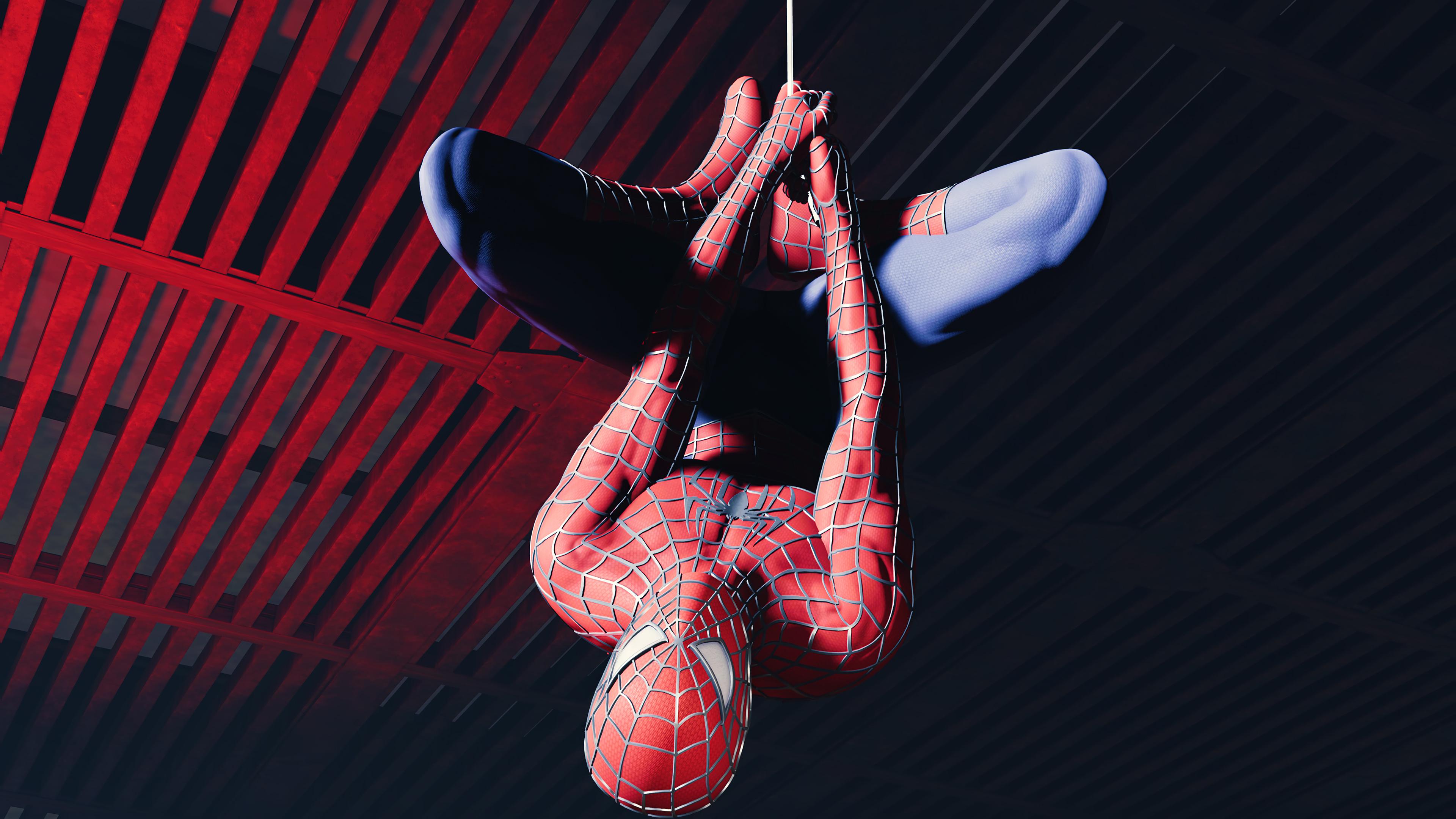 Spider Man Upside Down Ps5 Game 4k Wallpaper iPhone HD Phone 5000h