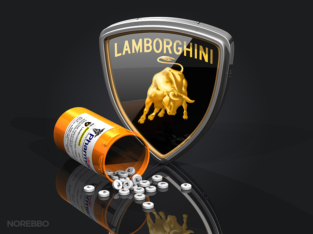 Lamborghini Logo Illustrations Norebbo