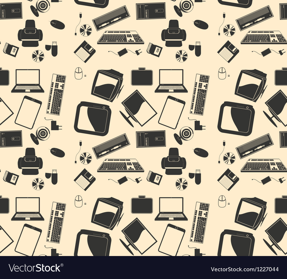 Retro Puter Background Pattern Royalty Vector Image