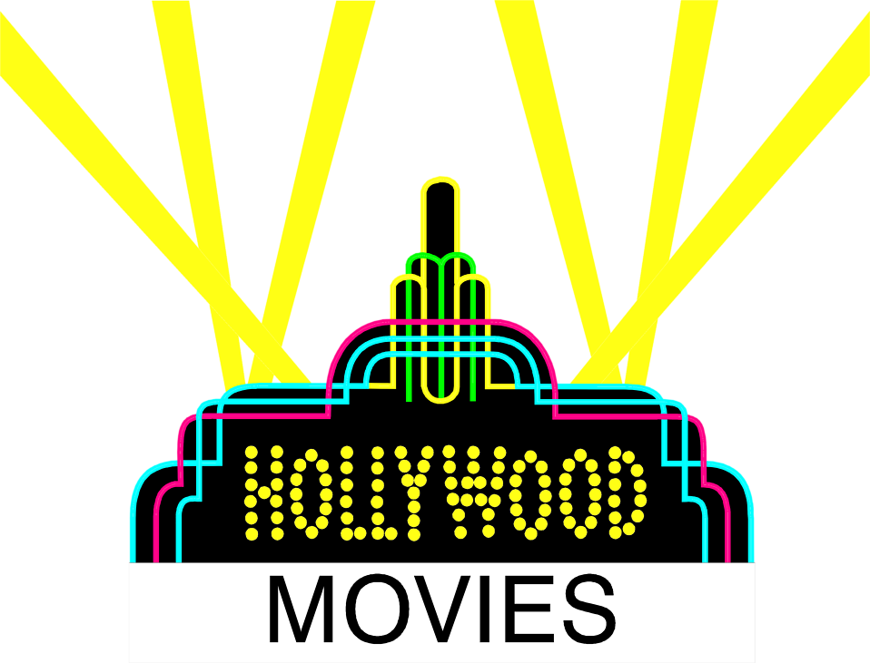 Free Stock Photo Illustration of a Hollywood sign with movies text