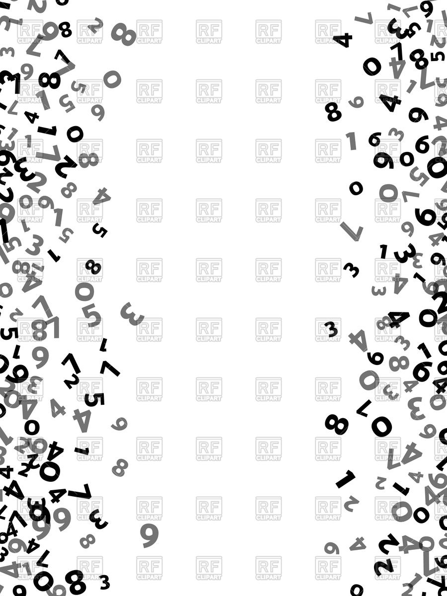 Math Black Number Background Vector Image Of Background Textures