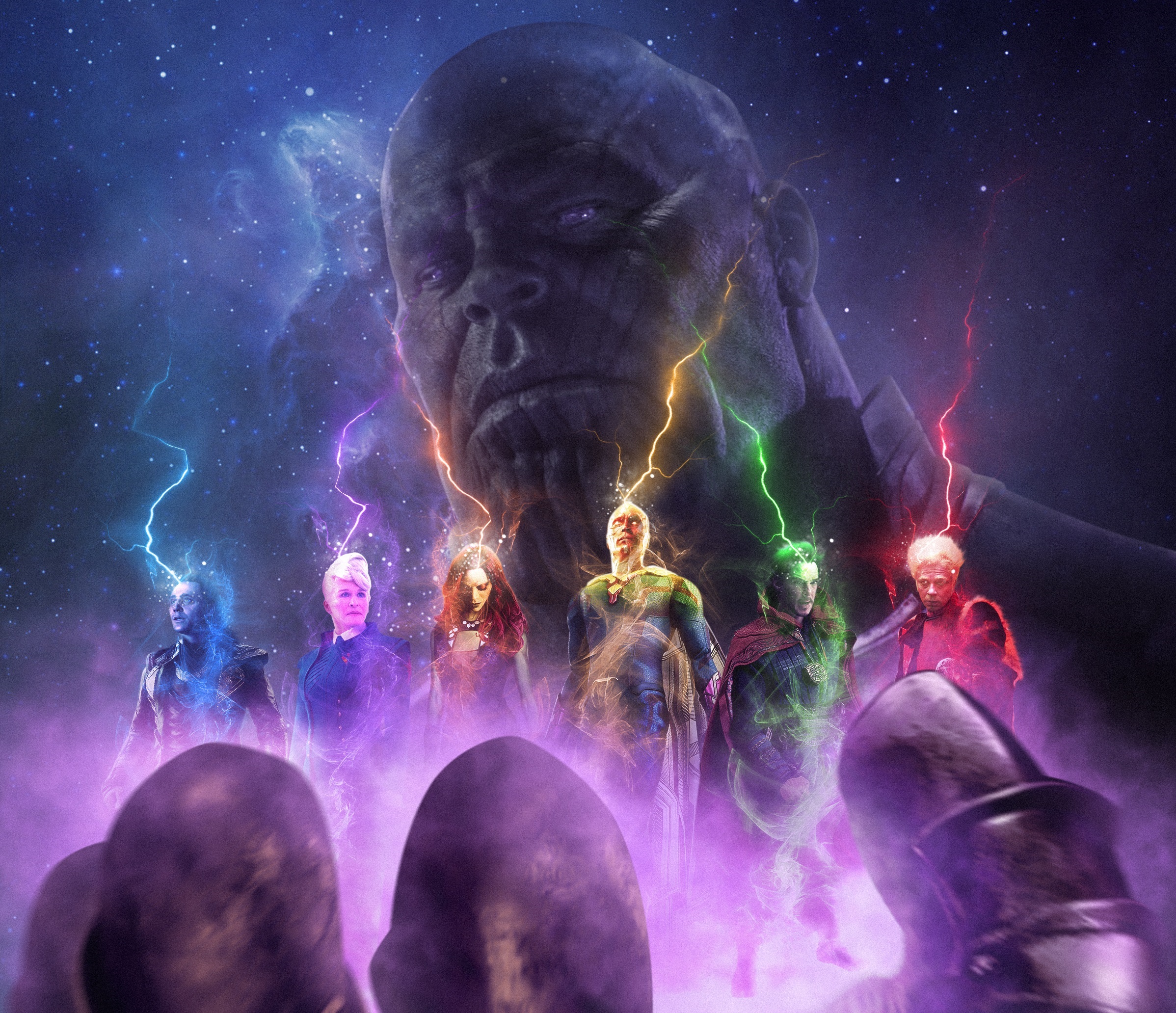 Doctor Strange Gamora Thanos Vision Marvel Ics