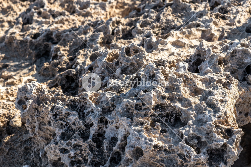 A Volcanic Rock On The Island Of Cyprus Background Royalty