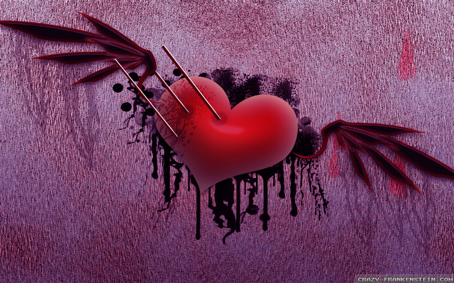 Wings Of Broken Heart Wallpaper