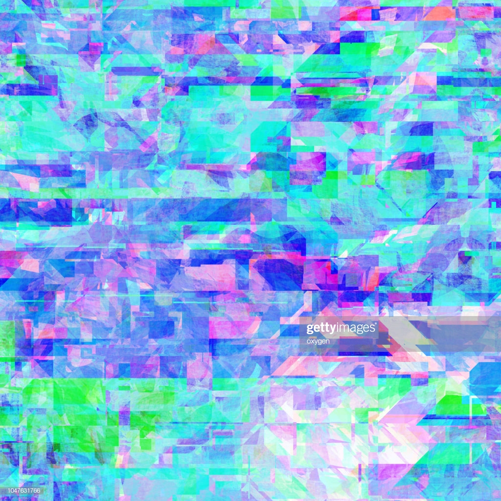 Glitch Background Digital Image Data Distortion Colorful Pattern