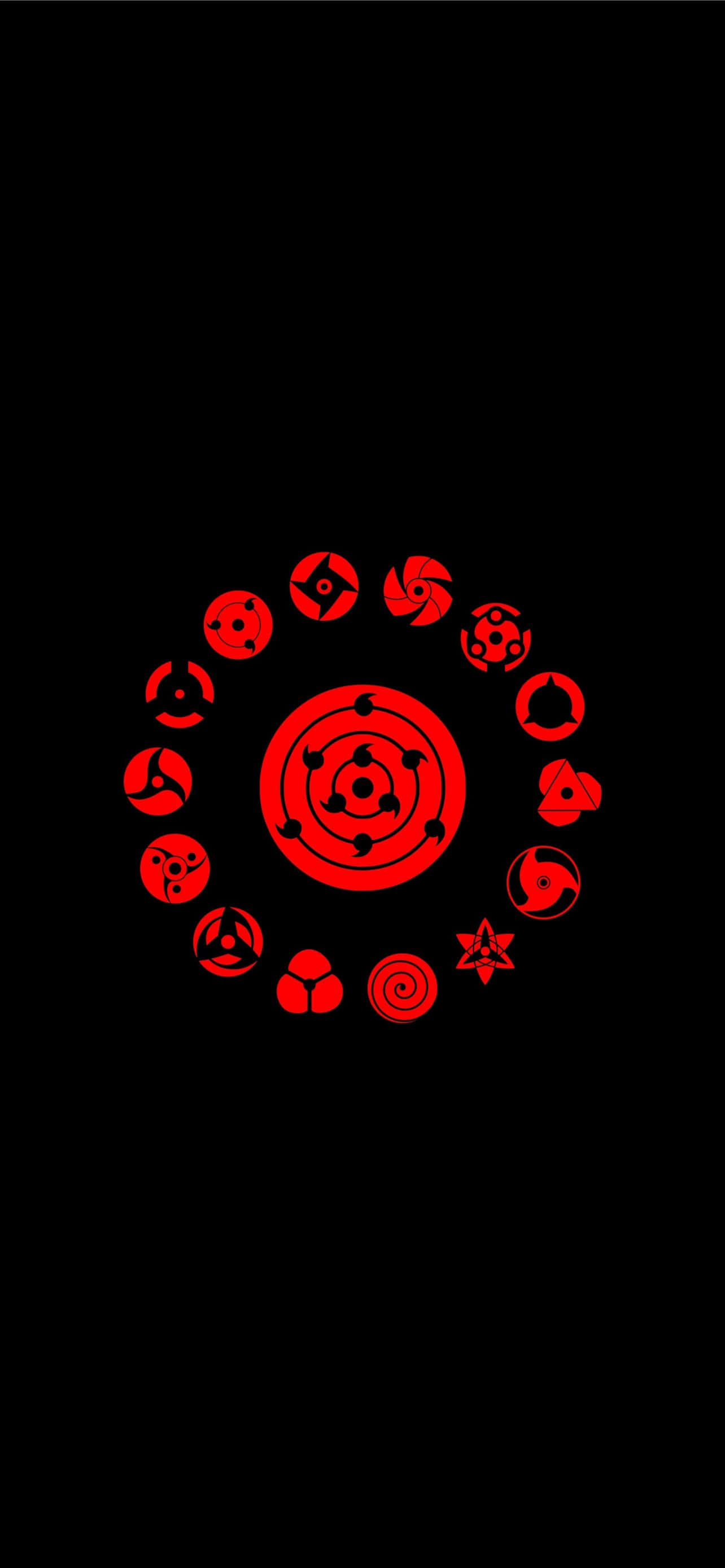 iPhone Red Anime Wallpaper