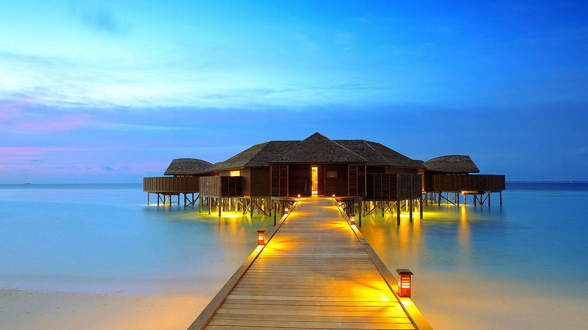 Beach House Wallpaper