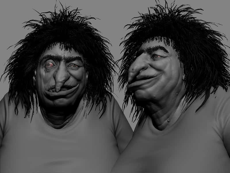 Ugly Funny Caricature 3d Ca0e99zw2m622dyy Wallpaper