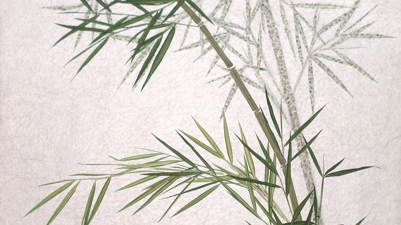 Abstract Bamboo Wallpaper Artwork