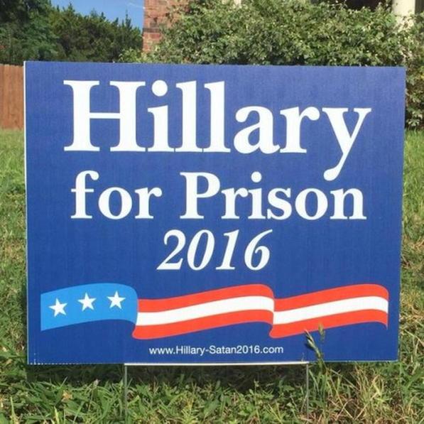 Hillary Prison Yard Signs