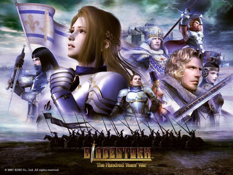 Bladestorm Tactical Fighting Fantasy Medieval Warrior Wallpaper