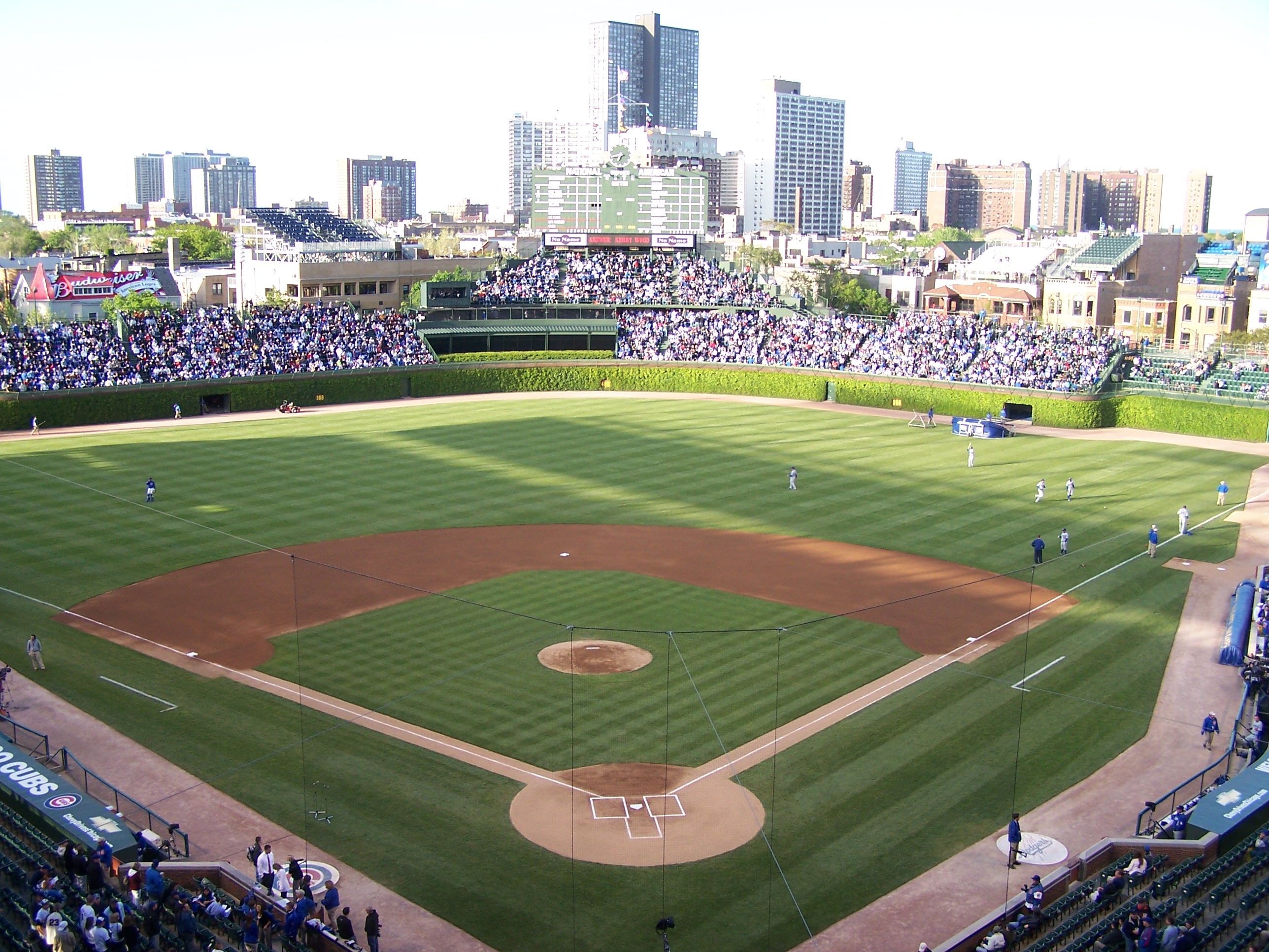 File Champs Central Du Wrigley Field Jpg Wikipedia The