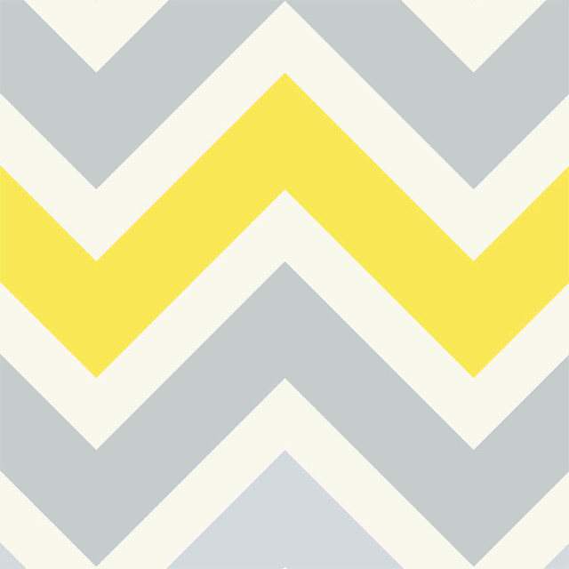 Chevron Yellow Wallpaper Modern