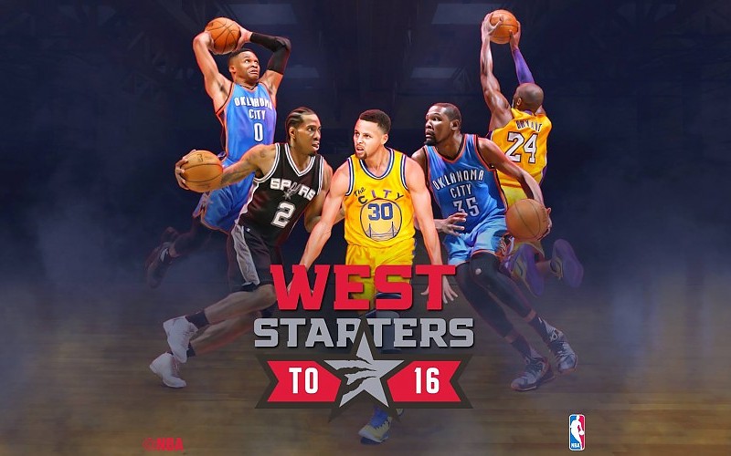 Western Conference Nba All Star Toronto Starters HD