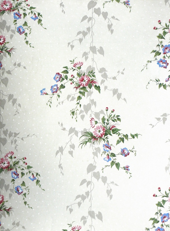French Gouache Wallpaper Textile And Surface Design