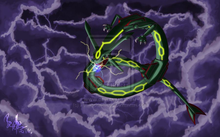 Pokemon Rayquaza Wallpaper HD Old By
