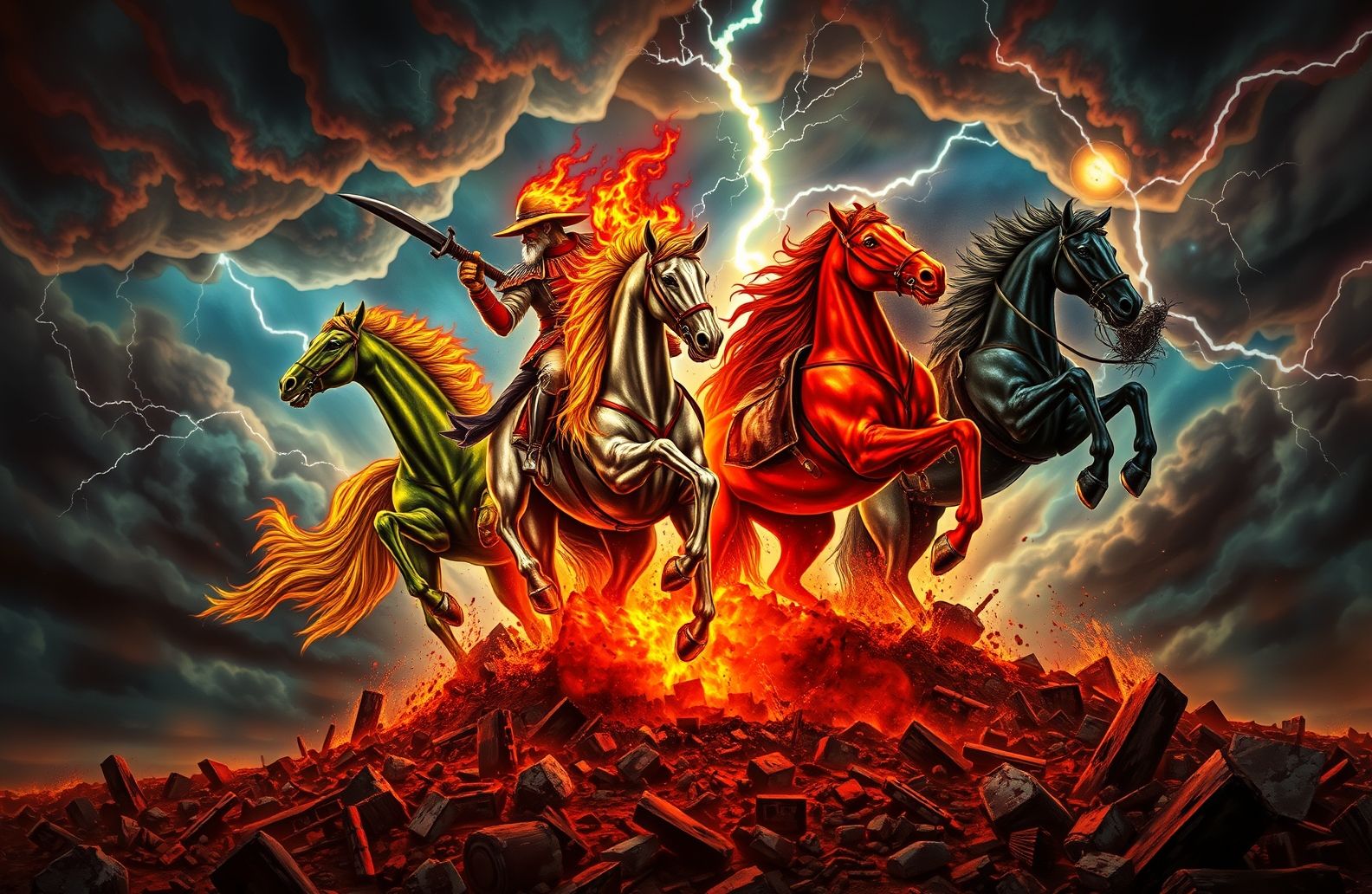 Four Horsemen Of The Apocalypse Wallpaper