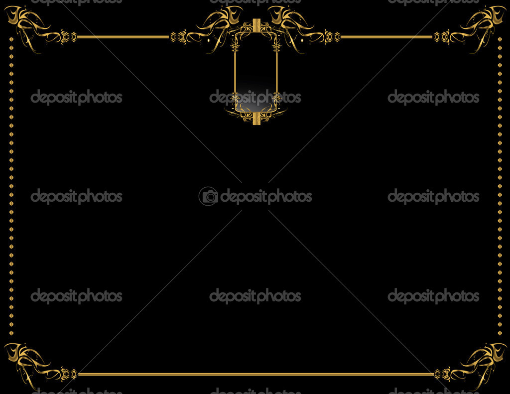 Elegant Black And Gold Wallpaper Desktop