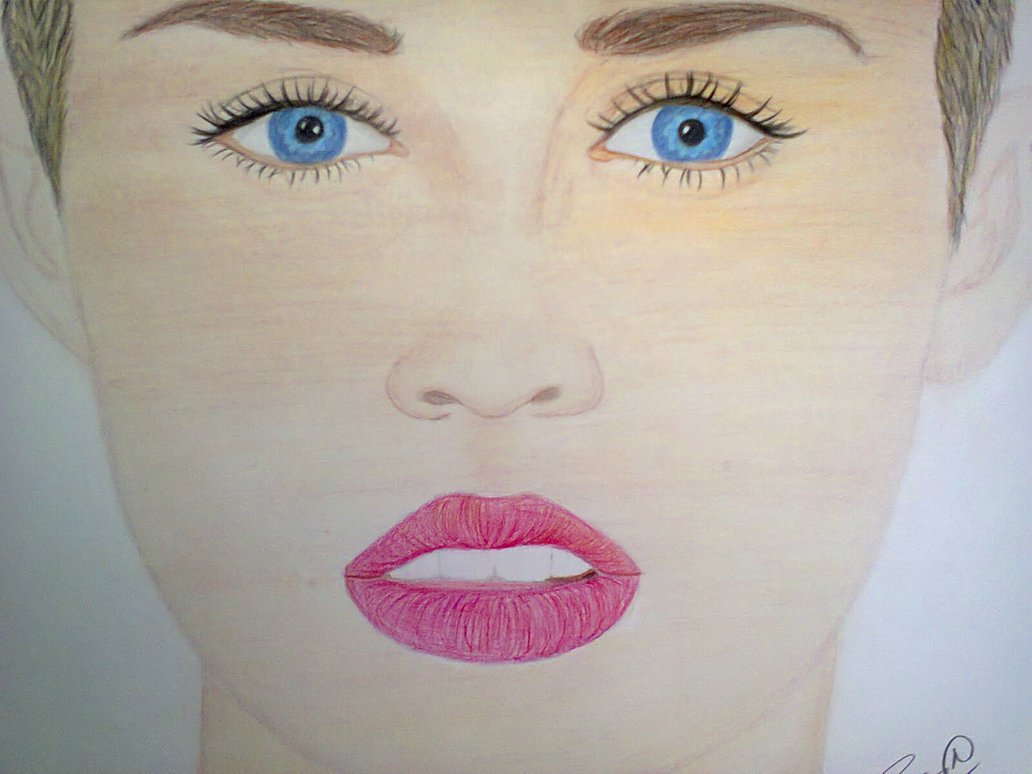 Miley Cyrus Wrecking Ball Drawing By Xbopcxi