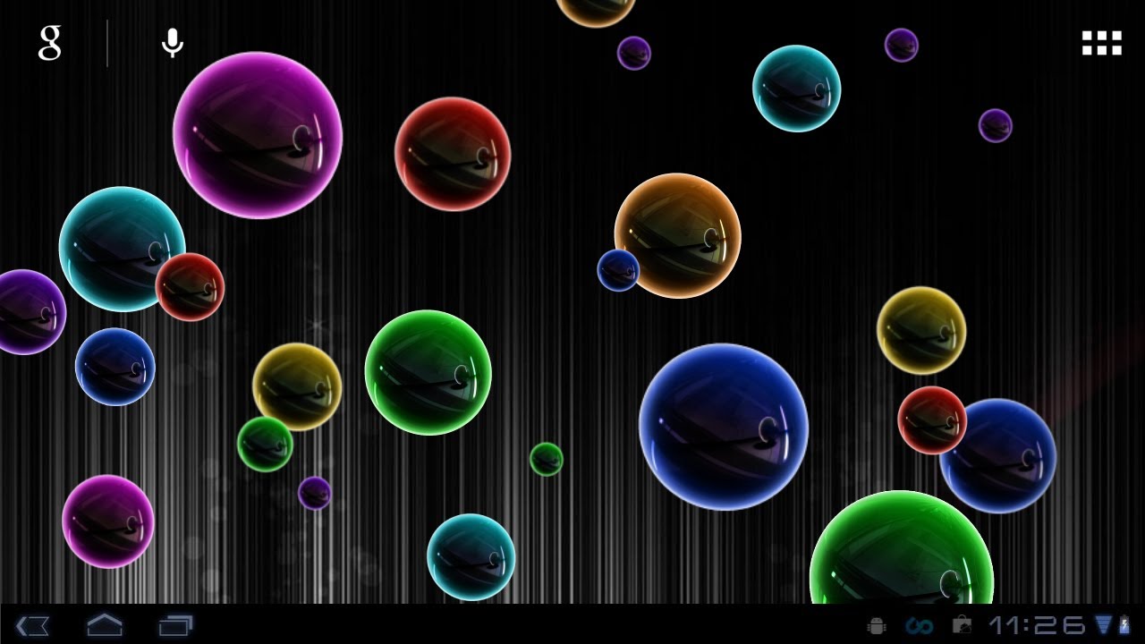 Neon Bubble Live Wallpaper