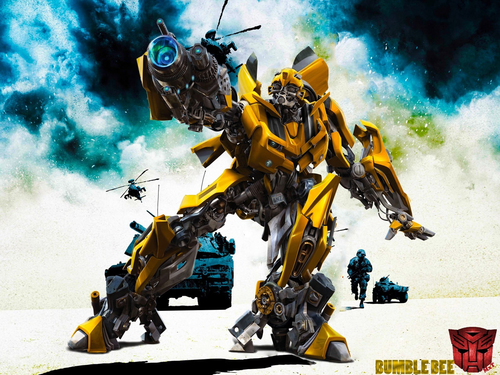 Black And Orange Robot Toy Bumblebee Transformers HD Wallpaper