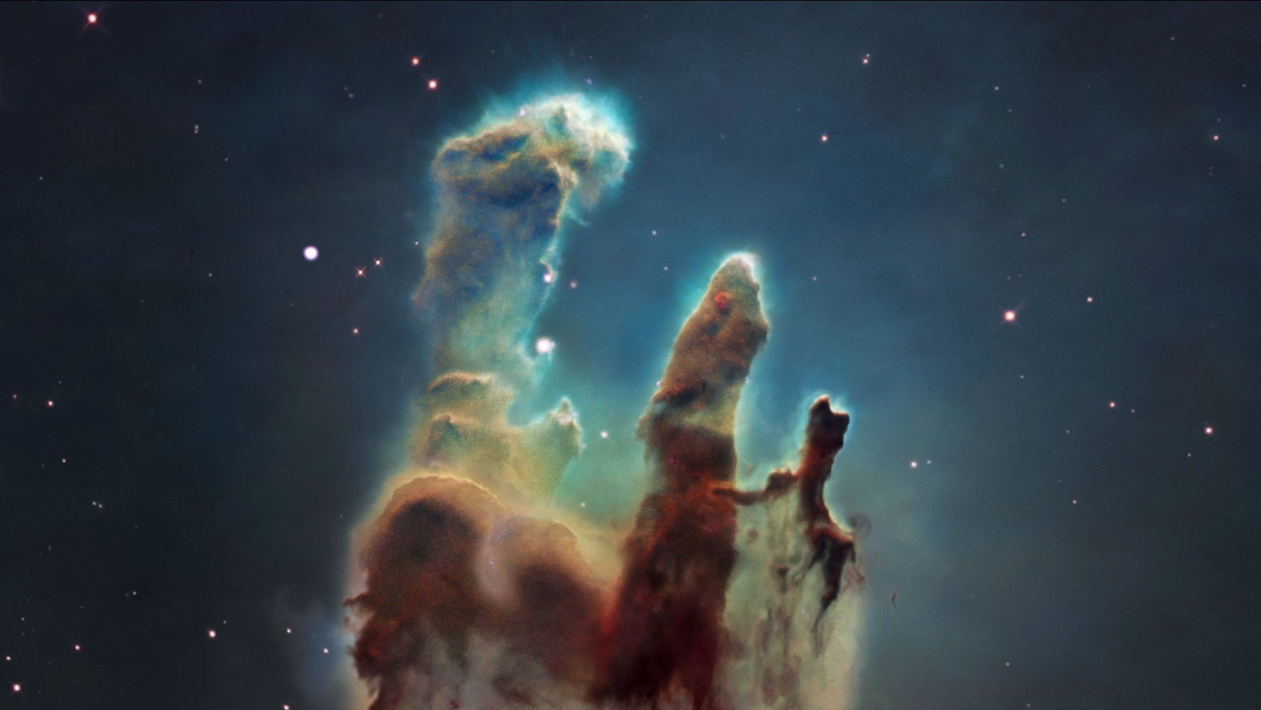 The Pillars Of Creation In 3d Full HD