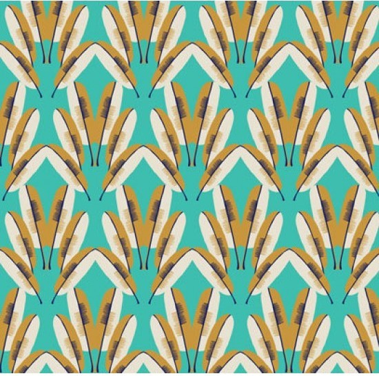 Navajo Wallpaper Turquoise Set Of Rolls Contemporary