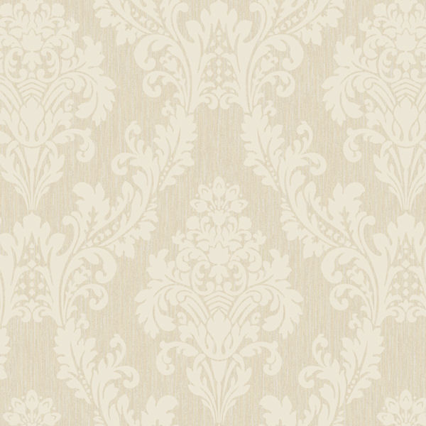 Cream Grande Damask Wallpaper Wall Sticker Outlet