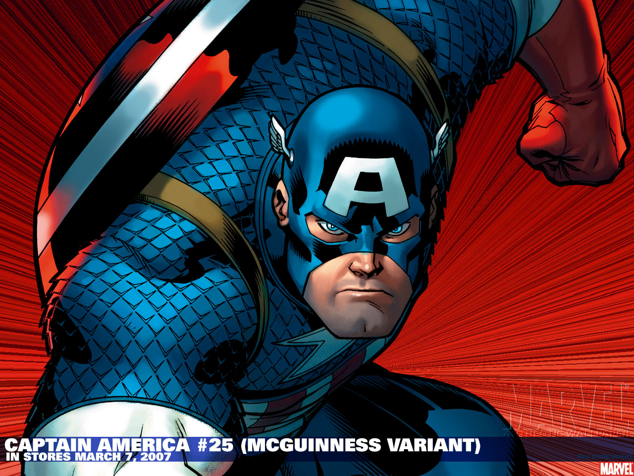 Marvel Wallpaper Captain America Mcguinness