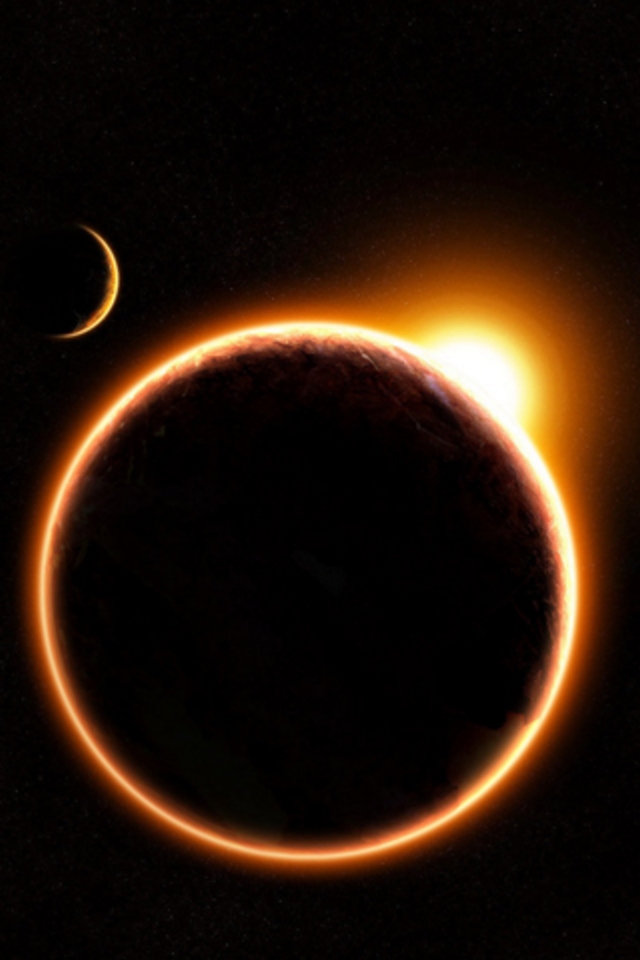 Eclipse iPod Touch Wallpaper Background and Theme