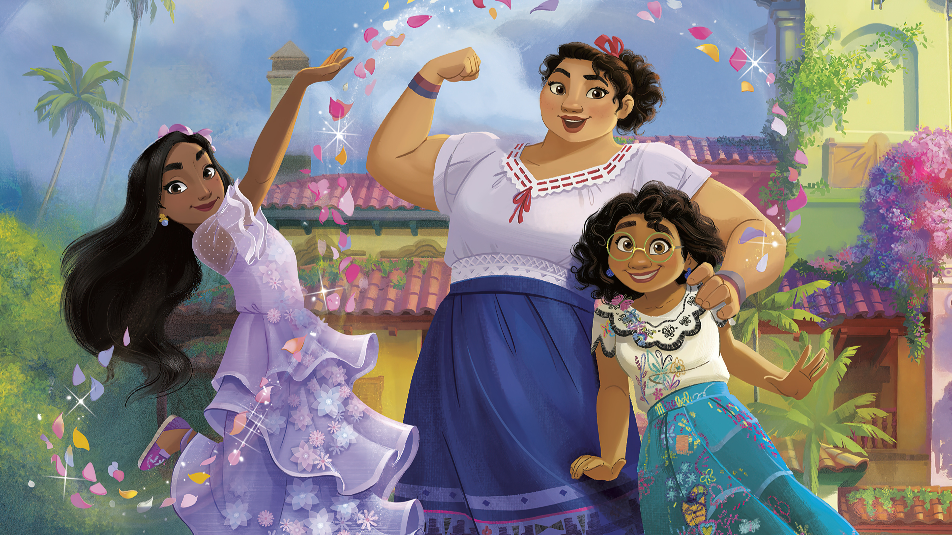 Luisa Madrigal Isabela Mirabel Movie Encanto Wallpaper