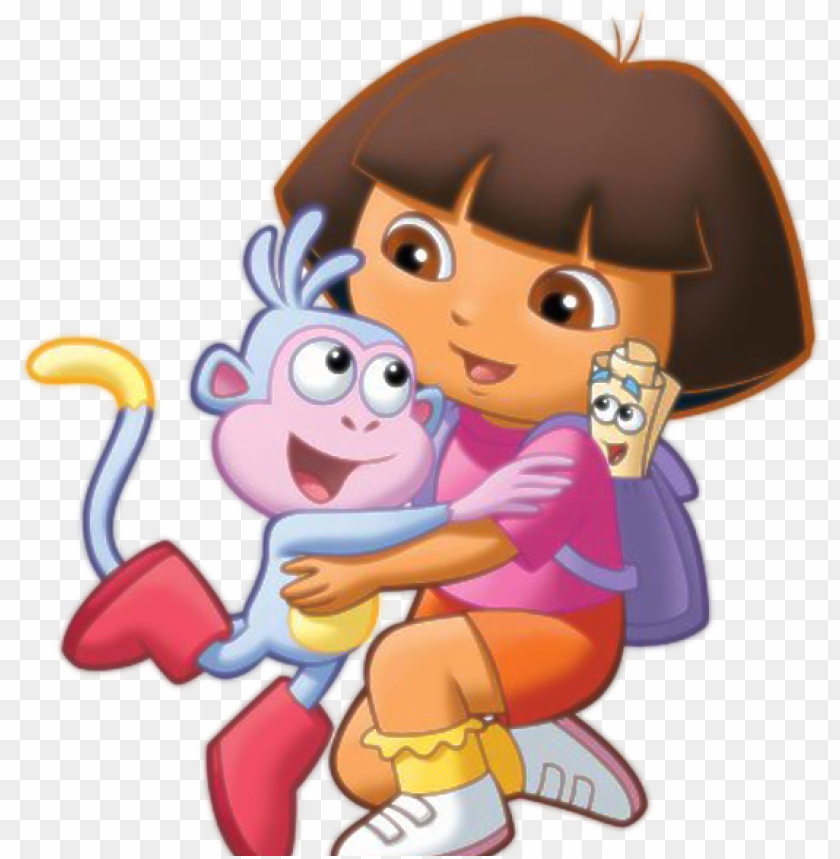 Dora The Explorer With Boots And Hu Png Image