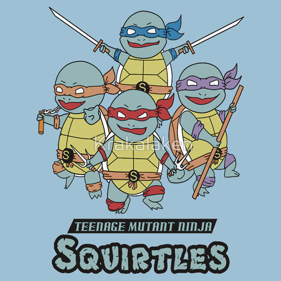 Funny Pictures Squirtle Pokemon Teenage Mutant Ninja Turtles