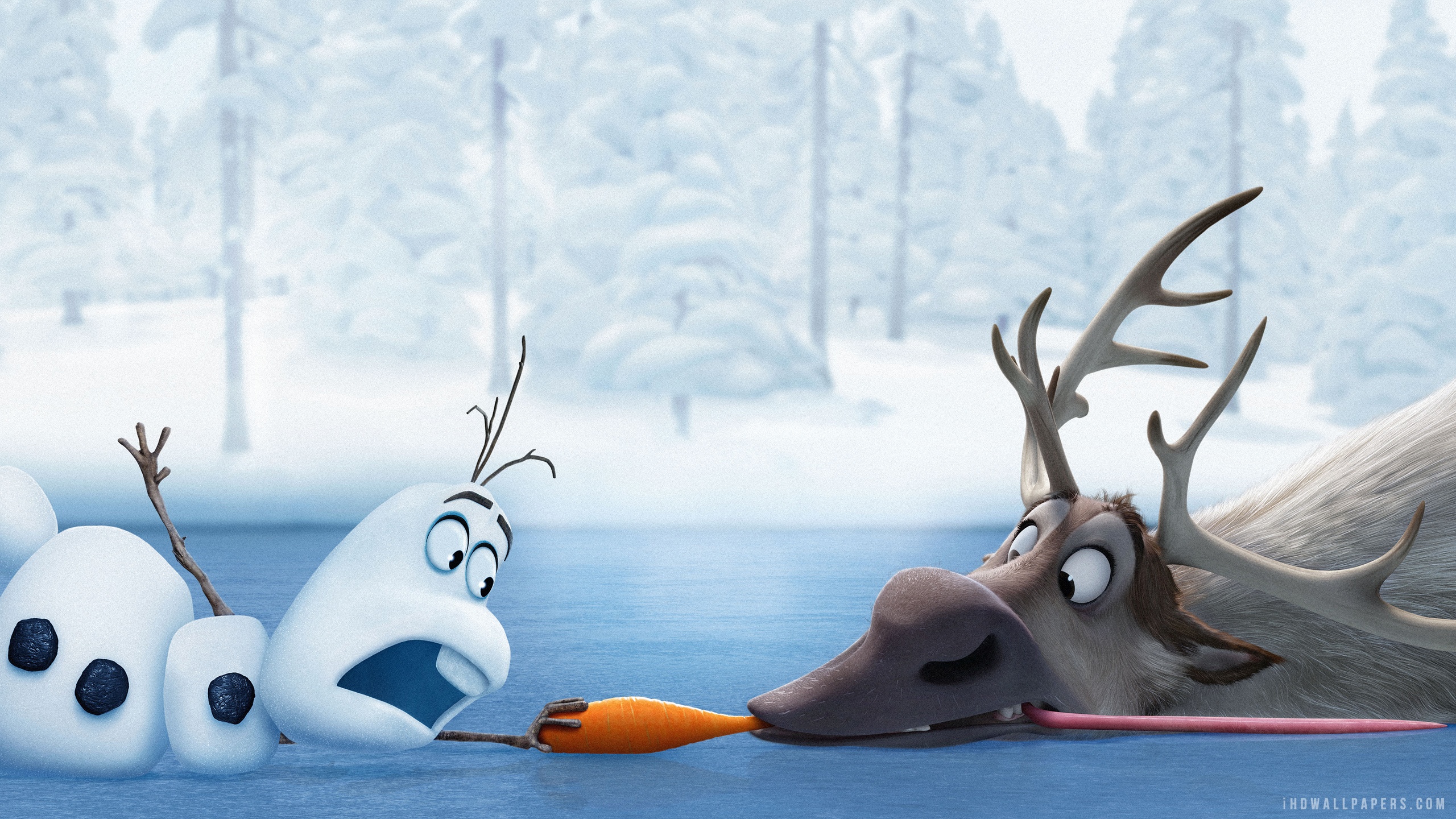 Olaf Sven Frozen HD Wallpaper IHD