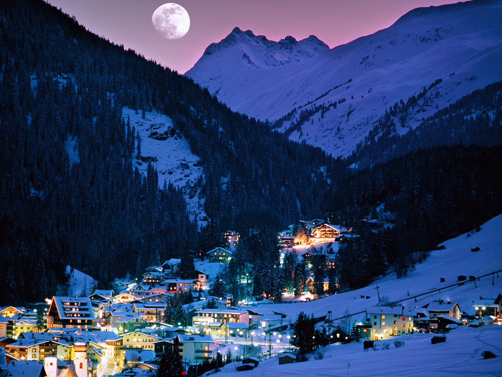 St Anton Ski Resort Tyrol Austria Wallpaper On