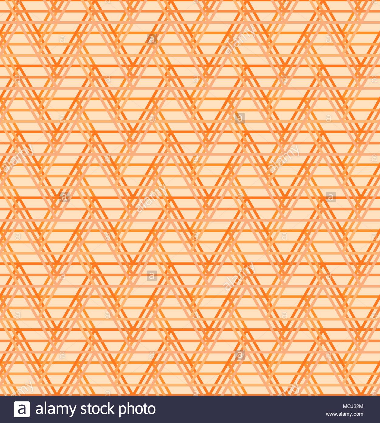 Seamless abstract geometric pattern orange trianges background