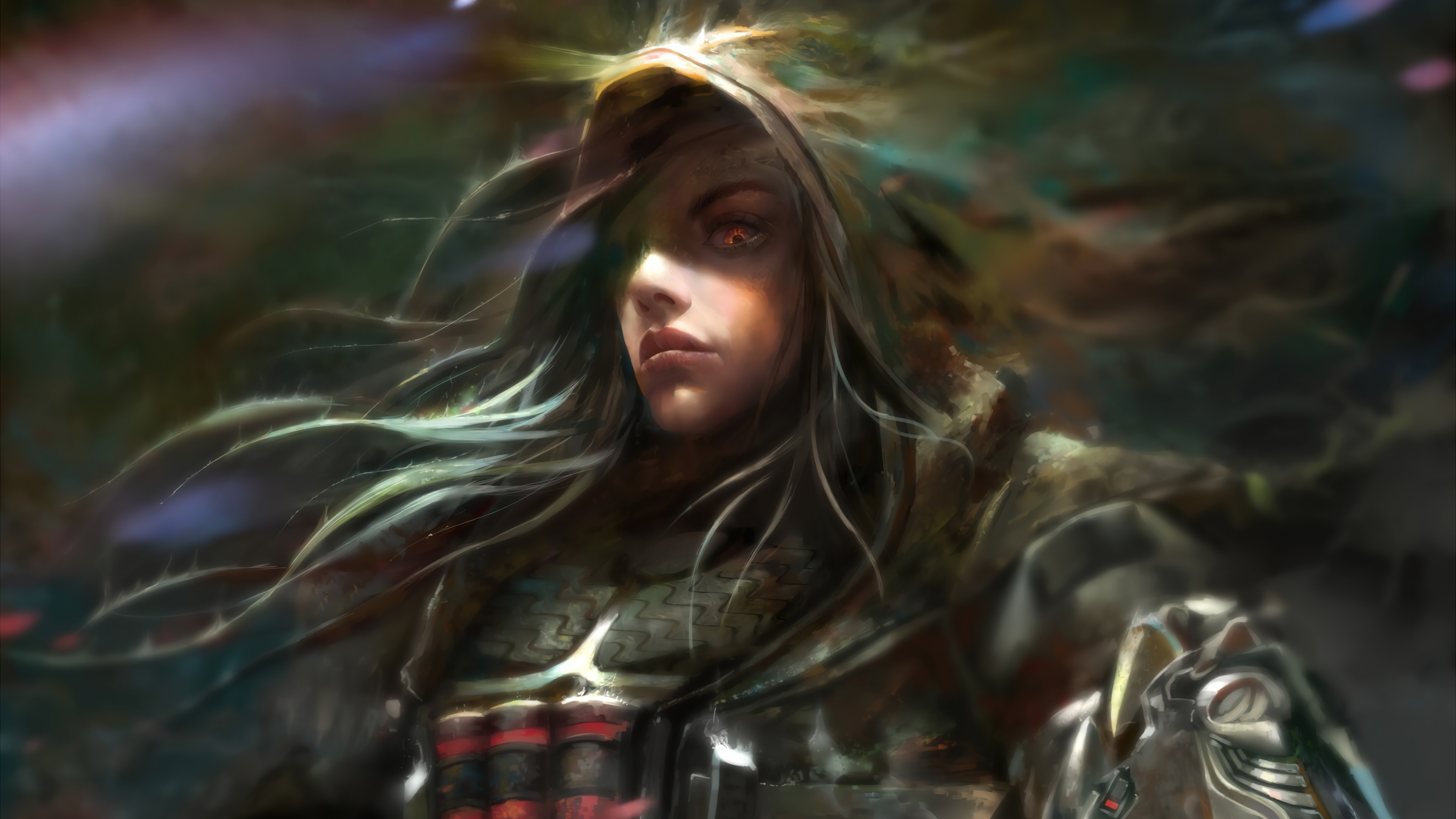 Reaper Girl Overwatch Game Art 4k Wallpaper