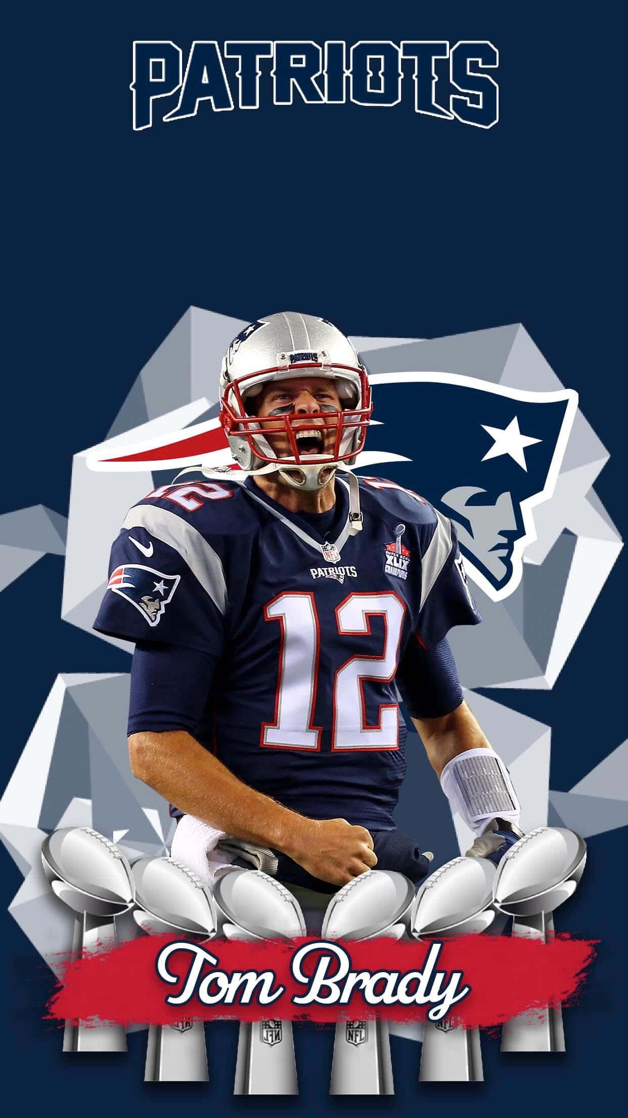 Tom Brady The Goat Wallpaper
