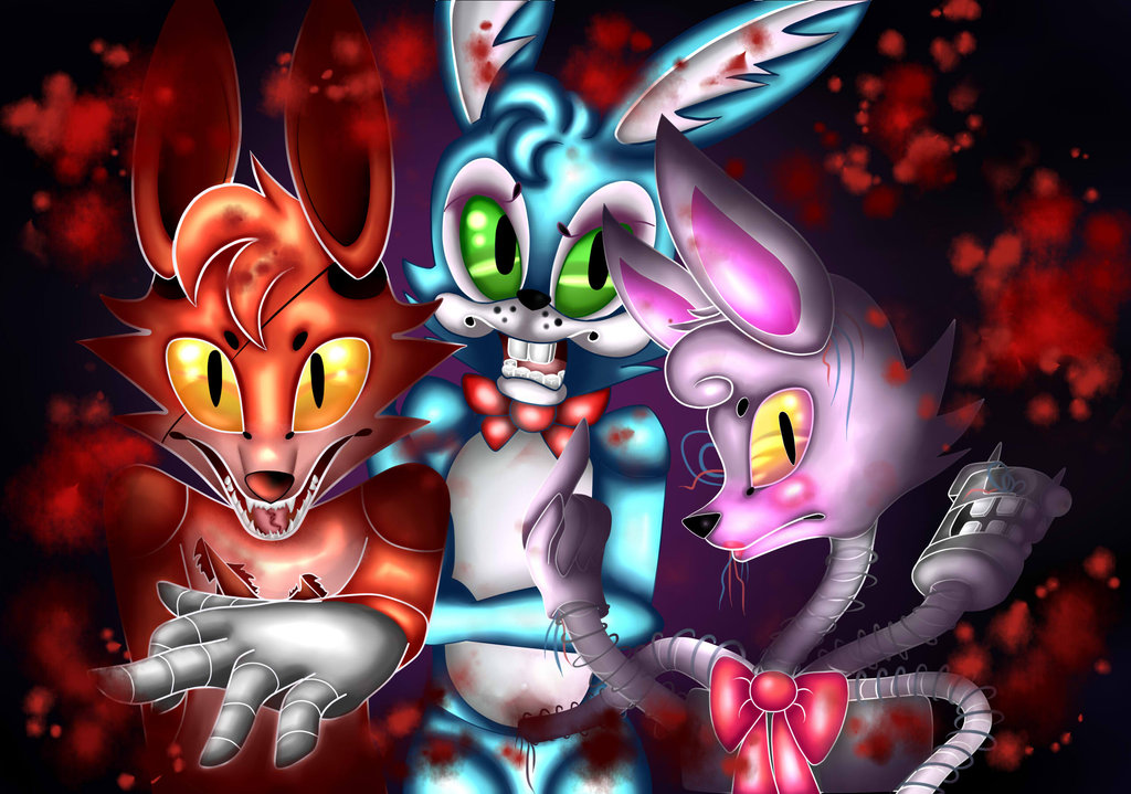 Free Download Fnaf Mangle Foxy Toybonnie For An Map By Eloylie