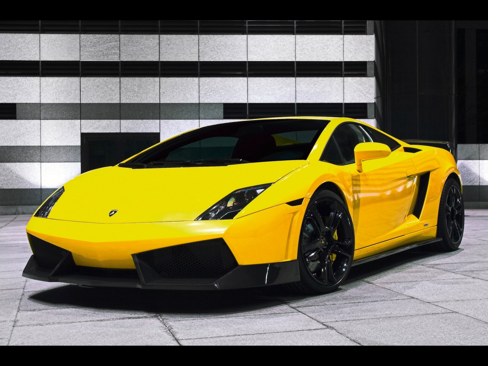 Wallpaper Box Yellow Lamborghini Gallardo Gt600 HD
