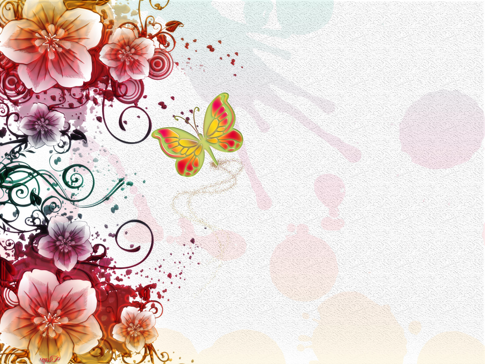 Abstract Butterfly Wallpaper HD